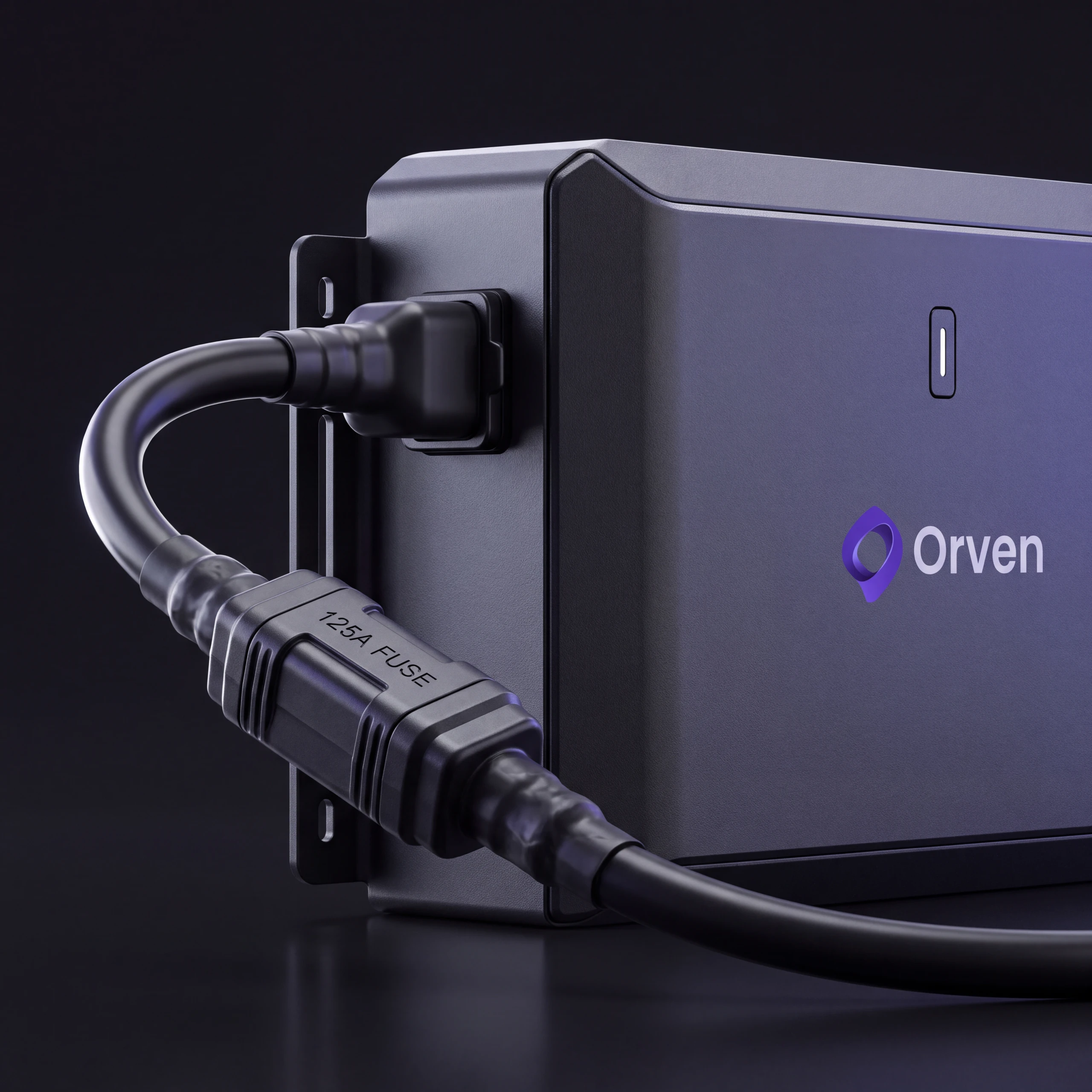 Orven DC800'e takılı 125A sigortalı kablo