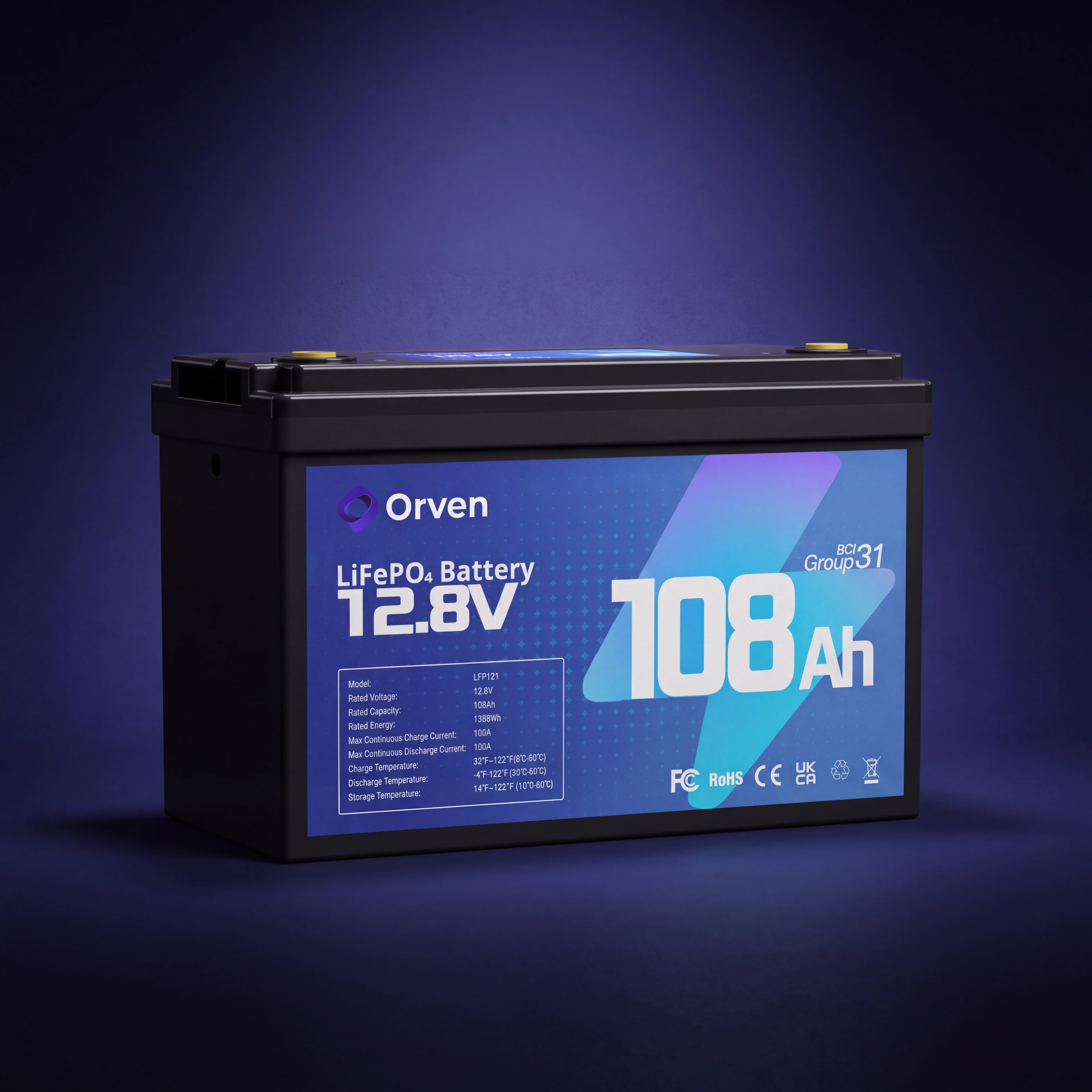 108Ah Akü