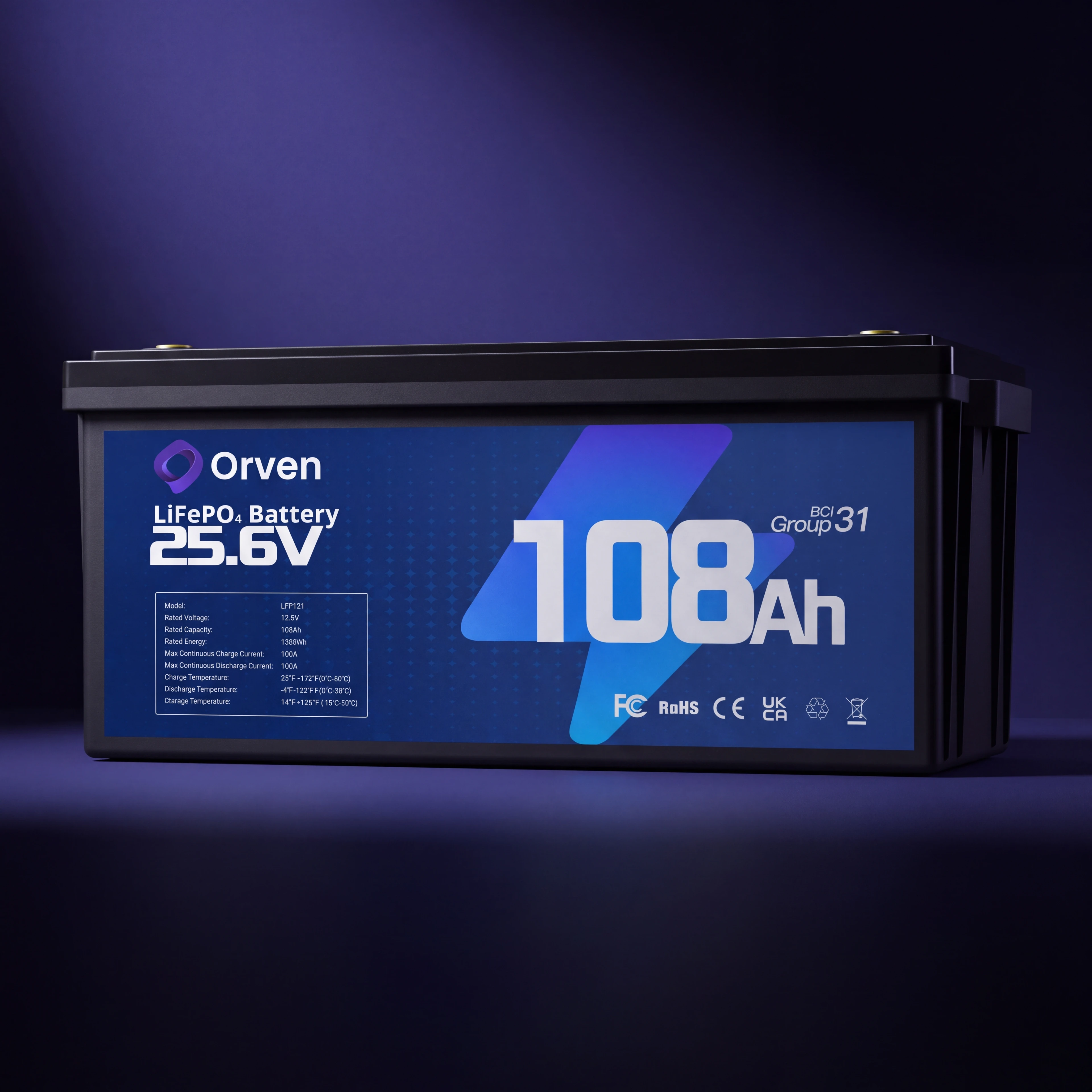 108Ah Akü